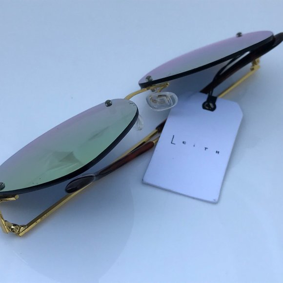 Leith Sunglasses Women Sunglasses Gold Plated Cat - Picture 14 of 14